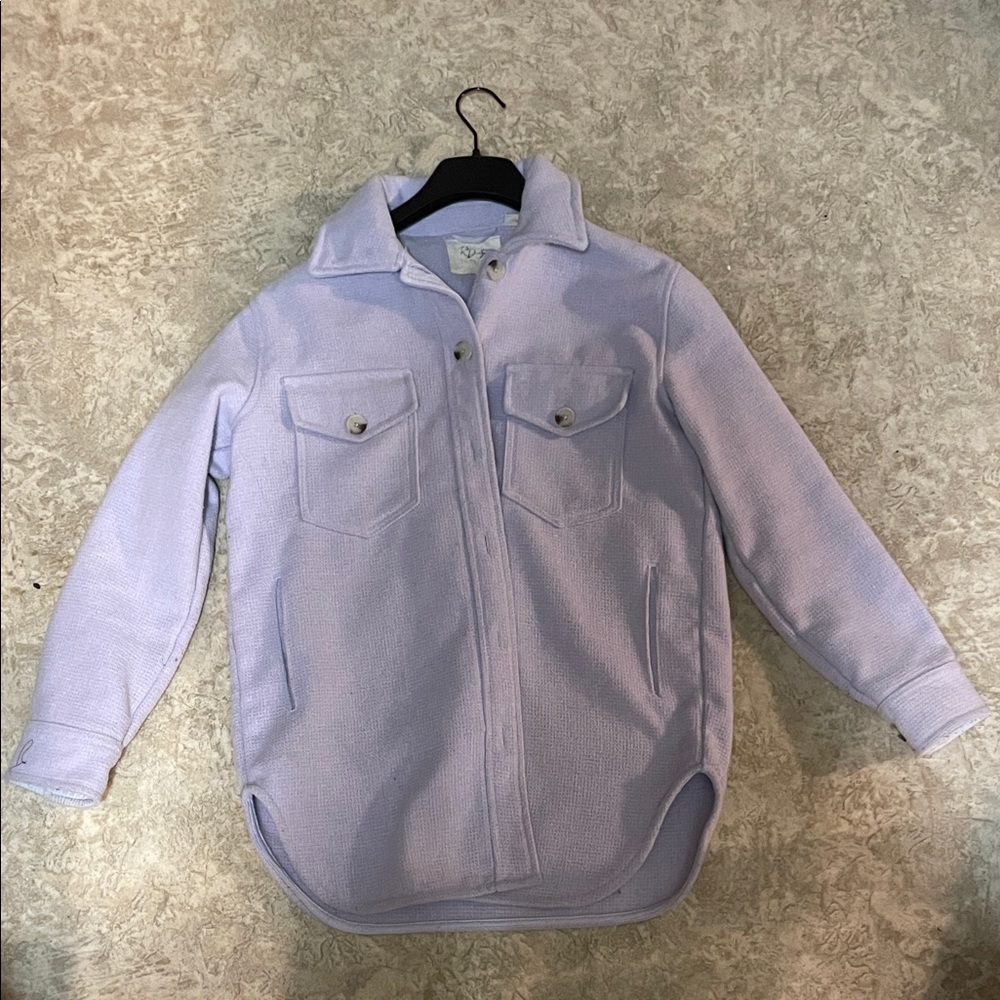 RD Style Lavender Shacket Jacket
